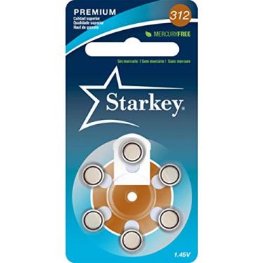 Imagem de Starkey Size 312 Premium Hearing Aid Batteries 60 Pack - Mercury-Free - Zinc Air Technology - Made in USA - Plus Keychain Battery Case