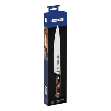 Imagem de Faca Utility Tramontina Century Wood Com Lâmina Em Aço Inox E Cabo De Madeira Tratada