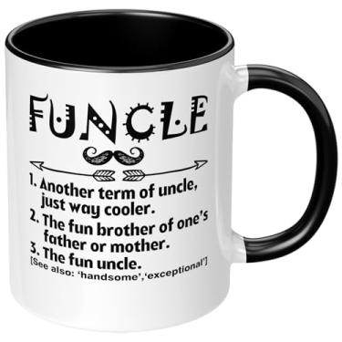Imagem de Caneca de café de cerâmica com definição engraçada para melhor tio de sempre, presente de aniversário, sobrinho, ótimo tio de primeira vez, presente para irmão, presente de Natal para homem, xícara de