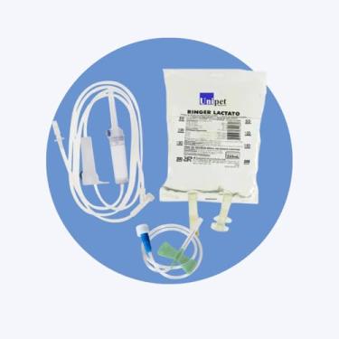 Imagem de Ringer Lactato 250 ml com equipo e escalp