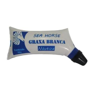Imagem de Graxa Branca Náutica Bisnaga Sea Horse Barco Lancha Pesca - Noster Náu