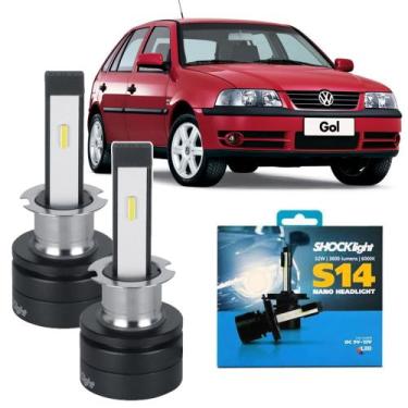 Imagem de Farol de Milha Super Led Nano S14 6K Gol Saveiro Parati G3 - ShockLigh