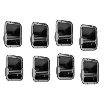 Imagem de Kit 8 Alça Plastica Grande Resistente Caixa Som Profissional - NTV SOM