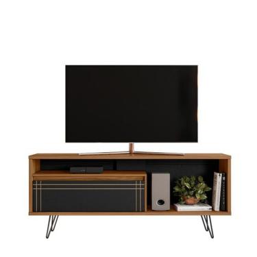 Imagem de Rack Bancada NT 1285 Freijó com Preto - Notável