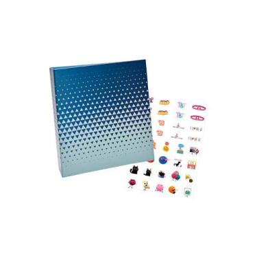 Imagem de album de fotos Formas Triangulares para 500 fotos 10x15 com adesivo - 