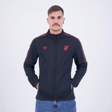Imagem de Jaqueta Umbro Athletico Paranaense Viagem 2024 Preta, GG