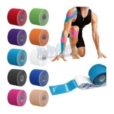 Imagem de Fita Bandagem Adesiva Elástica Kinesio Tape Sport  P/E - Nao Informada