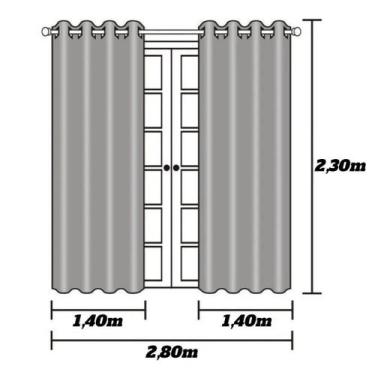 Imagem de Cortina Blackout Pvc Prata Voil Xadrez 2,80 X 2,30 Lilas - Bellissima 