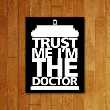 Imagem de Placa Decorativa - Trust Doc - Legiao Nerd