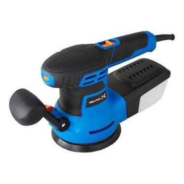 Imagem de Lixadeira Roto Orbital 125mm 350w Profissional 127v - Dexter, Azul, 11