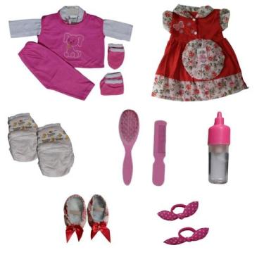 Imagem de Kit para Bebê reborn roupinhas e acessórios - Duda Shop
