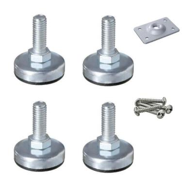 Imagem de Sapata Pé Nivelador 5/16 para Móveis com Chapa e Parafuso - N/A