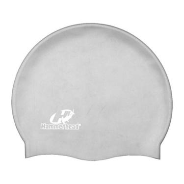 Imagem de Touca De Natação Silicone Adulto Lisa Hammerhead, Prata