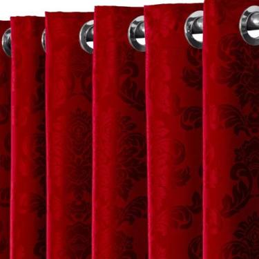 Imagem de Cortina Jacquard Semi Blackout 2,80x1,80 Janela Sala E Quarto - BOB SH
