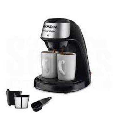 Imagem de Cafeteira Elétrica Mondial Smart Coffee Com 2 Xícaras Preto
