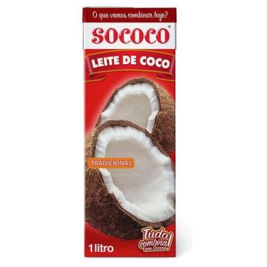 Imagem de Leite De Coco Tradicional 1L - Sococo