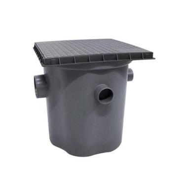 Imagem de Caixa De Gordura Com Cesto Injetada Cinza Cipla, Único