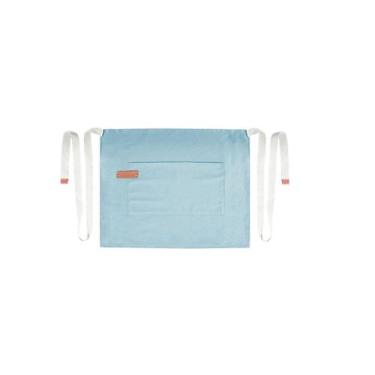 Imagem de Avental de Cintura Azul Claro Algodao Cafeteria Bar Vegano - CASACHA