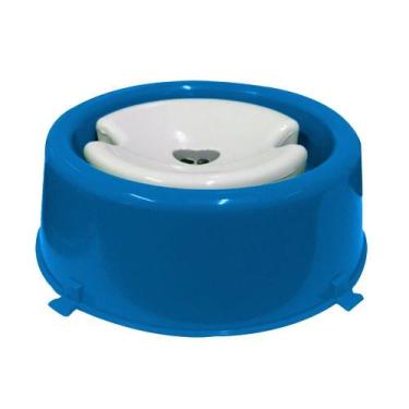 Imagem de Bebedouro Furacao Pet Pelos Longos Classic 1L Azul - Furacão Pet