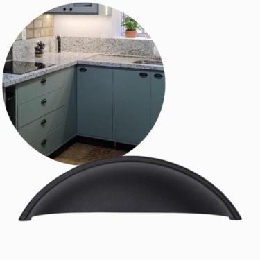 Imagem de Puxador Concha Colonial Puxador móvel armário Kit 9 Unidades - Telis F