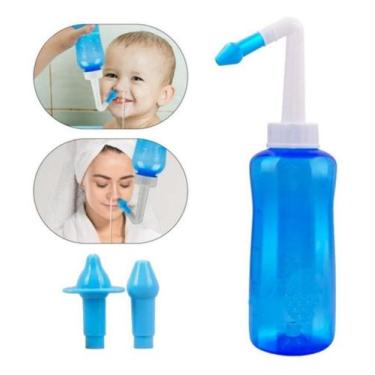 Imagem de Sinusite Higienizador Ducha Nasal Lavador Lavagem Nariz - Supermedy