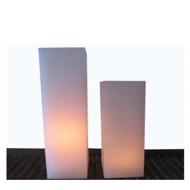 Imagem de Vela luminária De Chão cachopo 12x30 e12x40cm   - Encanto Velas Decora