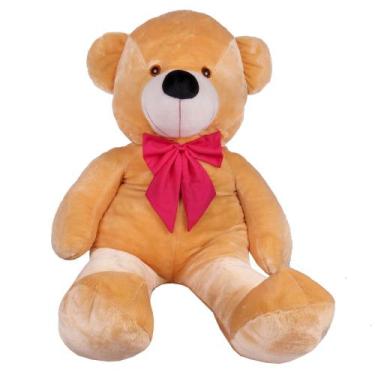 Imagem de Urso Teddy Gigante 1,40M LuckBaby - 226 - ThamyBaby, Doce rosa
