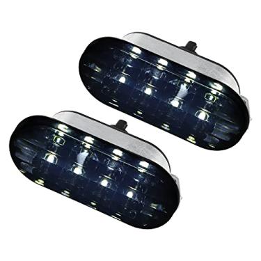 Imagem de X AUTOHAUX Par de luzes de seta de sinalização lateral LED para VW MK4 Golf Jetta GTI R32 Passat B5 Lâmpada de marcador lateral frontal branca