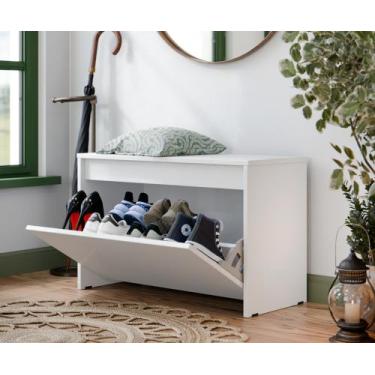 Imagem de Sapateira Charme 1 Porta Basculante Com Assento Hall De Entrada - Bran