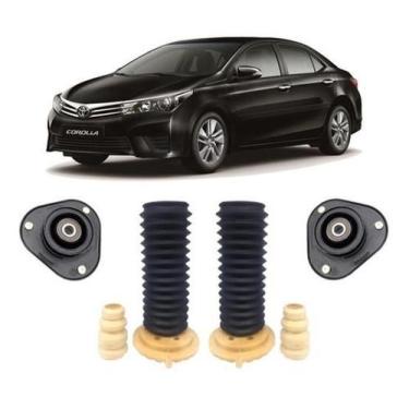 Imagem de Kit Batente Suspensão Dianteira Corolla 2015 2016 2017 18 - Qualykits