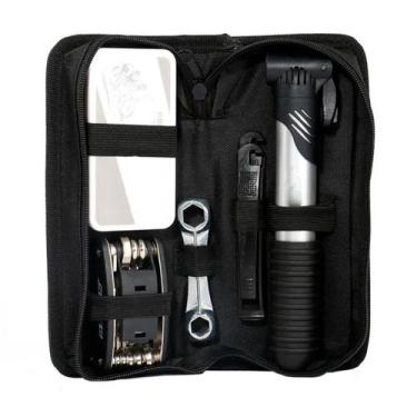 Imagem de Kit Reparos Emergencia Para Bike Remendo Chave Bomba De Ar - BELLATOR