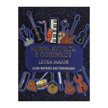 Imagem de Harpa Avidada e Corinhos Letra Maior Brochura, Único