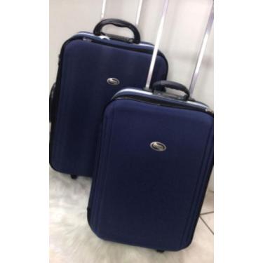 Imagem de Kit 2 malas de viagem M, P 23kg e  10kg medida de bordo - FRABAGS, Azu