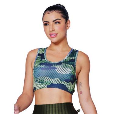 Imagem de Top Essencial Nadador Estampado Fitness Conforto Dia a Dia - WOLFOX, V