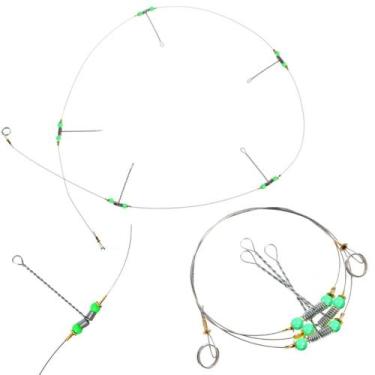 Imagem de Chicote para Pesca em Mar e Rio com Miçanga 5 posições 85cm - FSSPESCA
