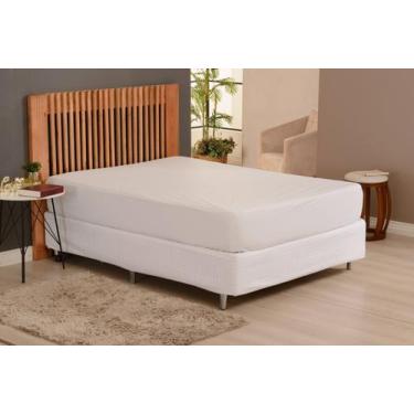 Imagem de Protetor Impermeável Para Colchão Solteiro Branco Cama Box - BruceBaby
