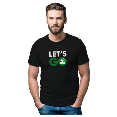 Imagem de Camiseta Torcida Boston Celtics - NovoManto, Preto, GG