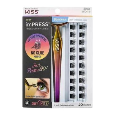 Imagem de Cílios autocolantes kiss new york impress glamorous ilk04y2
