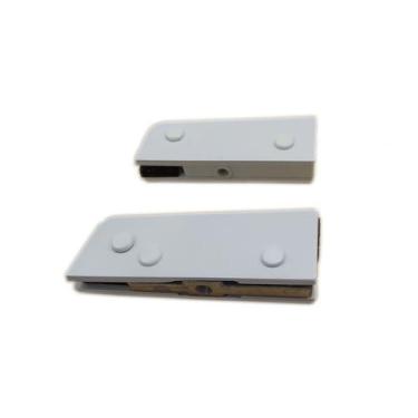 Imagem de Dobradiça superior + inferior para porta pivotante de vidro temperado 