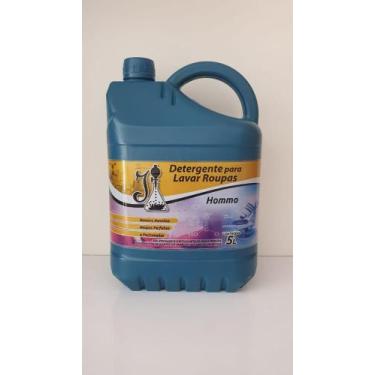 Imagem de sabão líquido hommo ou detergente para lavar roupas 5 litros - JPRODUT