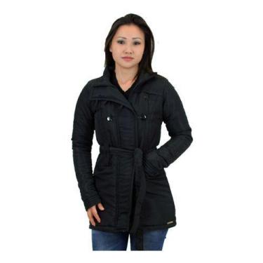 Imagem de Casaco Trench Coat Com Manta Térmica Interna  - Inverno - BLACK SAND, 