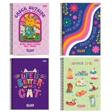 Imagem de Caderno Universitário 160 Folhas 10 Matérias Cliff - Foroni