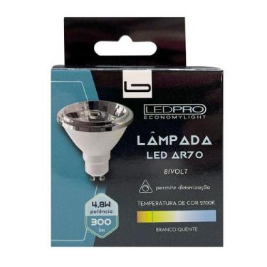Imagem de Lâmpada de Led AR70 4,8W 2700K 12 Bivolt - LEDPRO - LP220C