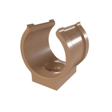 Imagem de Abraçadeira De Impacto Cano Tubo 25mm 3/4'' Marrom Estrela