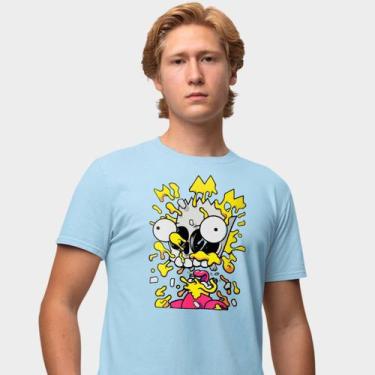 Imagem de Camisa Camiseta Genuine Grit Masculina Estampada Algodão 30.1 Simpsons