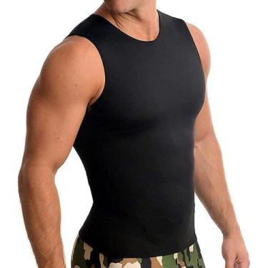 Imagem de Cinta Modeladora e Postural Masculina Shapewear  Slim Fitness, Preto, 