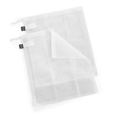 Imagem de Kit Sacos de tecido para alimentos 2 pçs - Oikos, U, TRANSPARENTE