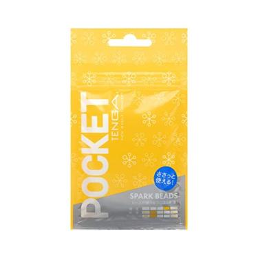 Imagem de TENGA POT-006 Spark Beads Pocket TENGA Masturbador macho portátil, amarelo