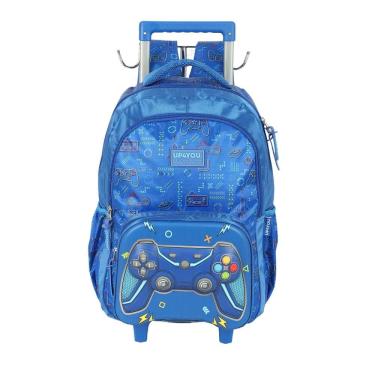 Imagem de Mochila de Rodinhas Com Alça Luxcel Up4You Game Azul