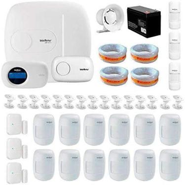 Imagem de Kit Alarme Intelbras Internet 18 sensores, 2018 E, Completo